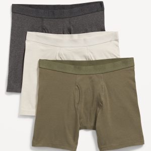 3-Pack Soft-Washed Boxer-Briefs -- 6.25-inch inseam