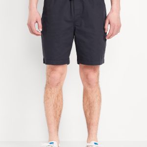 Twill Jogger Shorts -- 7-inch inseam
