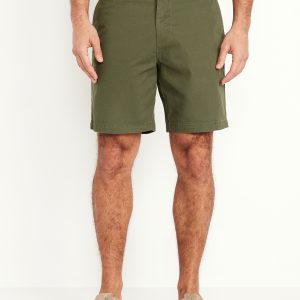 Slim Built-In Flex Rotation Chino Shorts -- 8-inch inseam