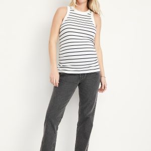 Maternity Full Panel Boyfriend Straight Jeans