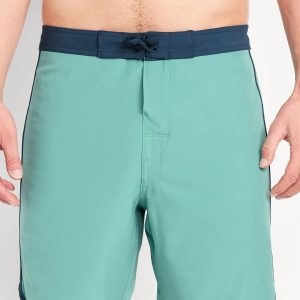 Solid Board Shorts -- 8-inch inseam