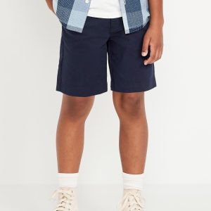 Knee Length Twill Shorts for Boys