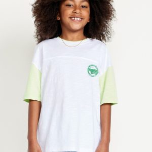 Oversized Short-Sleeve Graphic T-Shirt for Boys