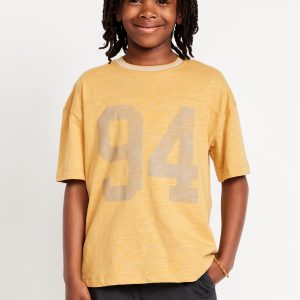 Oversized Short-Sleeve Graphic T-Shirt for Boys