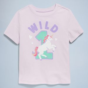 Birthday Graphic T-Shirt for Toddler Girls