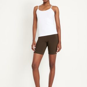 High-Waisted Biker Shorts -- 8-inch inseam