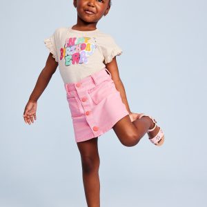 Birthday Graphic T-Shirt for Toddler Girls
