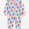 Printed 2-Way-Zip Sleep & Play Footed One-Piece for Baby