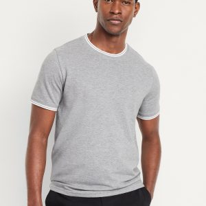 Textured Pique T-Shirt