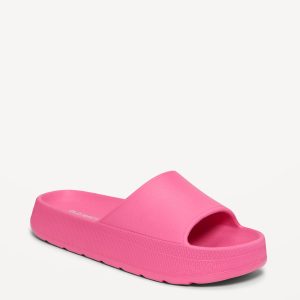 Platform Slide Sandals for Girls (Partially Plant-Based)