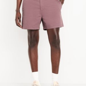 Slim Built-In Flex Rotation Chino Shorts -- 5-inch inseam