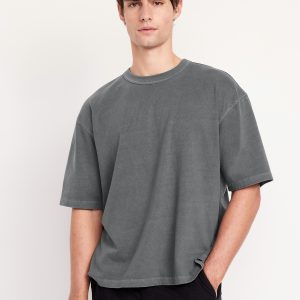 Garment-Dyed Cropped T-Shirt