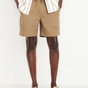 Twill Jogger Shorts -- 5-inch inseam