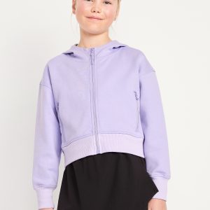 Dynamic Fleece Zip-Front Performance Hoodie for Girls