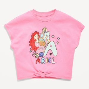 Disney© Graphic Tie-Knot T-Shirt for Toddler Girls