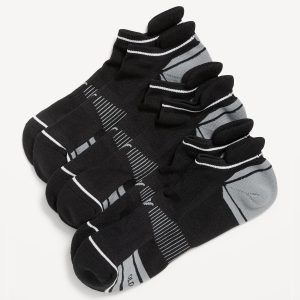 3-Pack Athletic Ankle Run Socks for Men