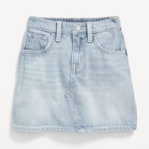 High-Waisted Jean Skirt for Girls