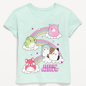 Squishmallowsâ„¢ Graphic T-Shirt for Girls