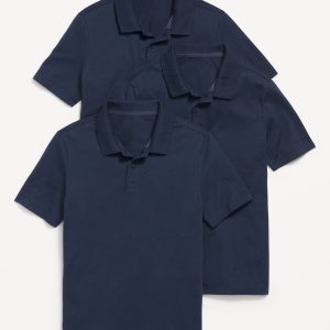 School Uniform Polo Shirt 3-Pack for Boys