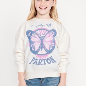Dolly Partonâ„¢ Oversized Graphic Sweatshirt for Girls