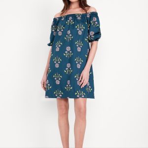 Floral Mini Swing Dress