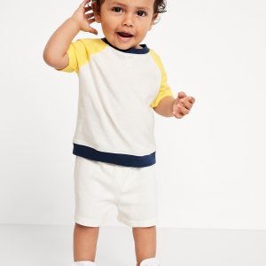 Short-Sleeve Top and Shorts Set for Baby