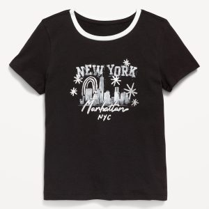 Short-Sleeve Graphic T-Shirt for Girls
