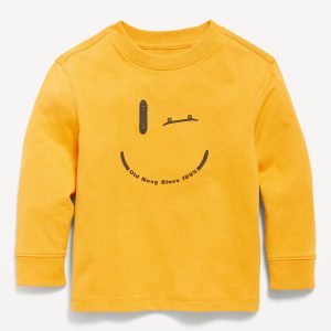 Oversized Heavyweight Logo-Graphic T-Shirt for Toddler Boys