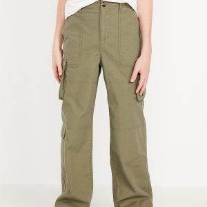 Baggy Cargo Ripstop Pants for Boys