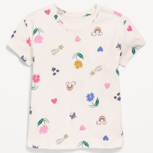 Printed Softest Short-Sleeve T-Shirt for Girls