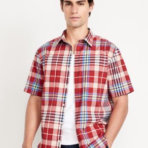 Classic Fit Everyday Plaid Shirt