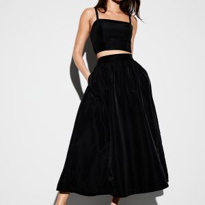 The Occasion by Old Navy High-Waisted Taffeta Midi Skirt