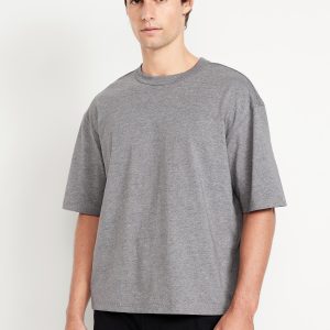 Garment-Dyed Cropped T-Shirt