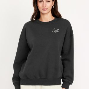 SoComfy Oversized Graphic Sweatshirt