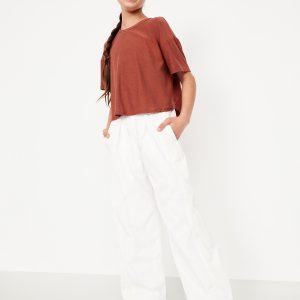 CloudMotion Cropped Performance T-Shirt for Girls