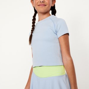 Fitted Seamless Performance Top for Girls