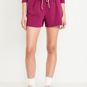 Extra High-Waisted Dynamic Fleece Sweat Shorts