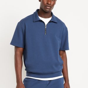 Dynamic Fleece Quarter-Zip Polo