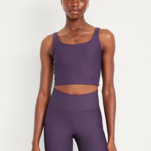 Light Support PowerSoft Rib Longline Sports Bra