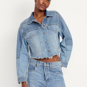 Cropped Jean Jacket