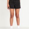 High-Waisted Ripped Frayed-Hem Jean Shorts for Girls