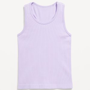 Seamless Fitted Performance Tank Top for Girls