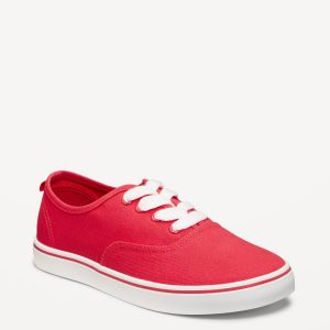 Canvas Lace-Up Sneakers for Girls