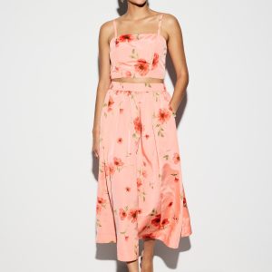 The Occasion by Old Navy High-Waisted Taffeta Midi Skirt