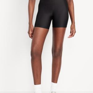 Extra High-Waisted PowerSoft Sculpt Biker Shorts -- 6-inch inseam