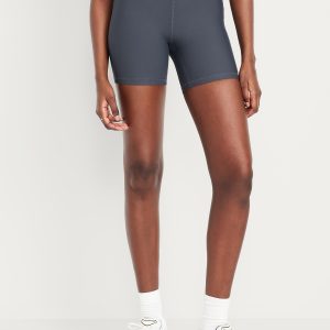 Extra High-Waisted PowerSoft Sculpt Biker Shorts -- 6-inch inseam