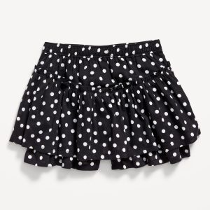 Printed High-Waisted Skort for Toddler Girls