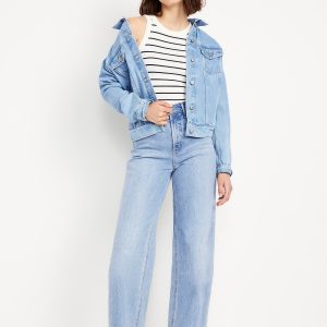 Extra High-Waisted Wide-Leg Jeans