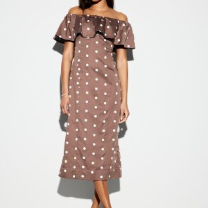 The Occasion by Old Navy Ruffle Midi Dress