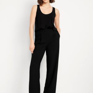 Extra High-Waisted Taylor Wide-Leg Trouser Pants